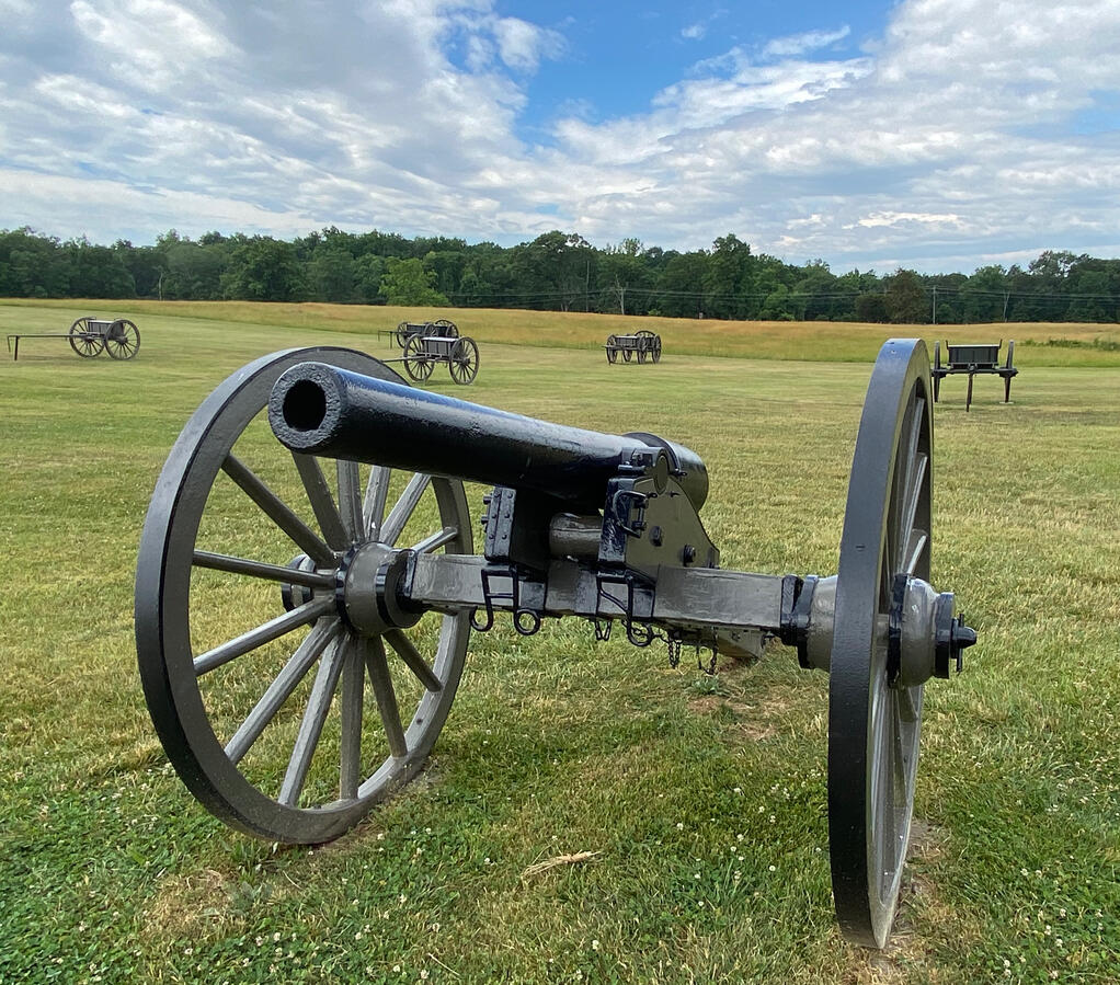 Civil War Battlefield Artillery Position — Manassas National Military Park